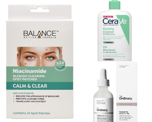 skincare cover photo collage
