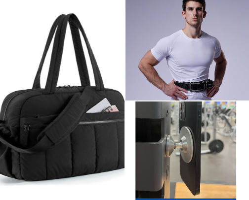 What’s In My Gym Bag cover photo collage