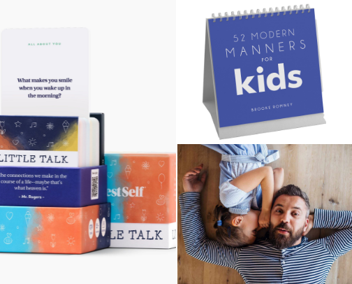 Have real conversations with your kids. cover photo collage