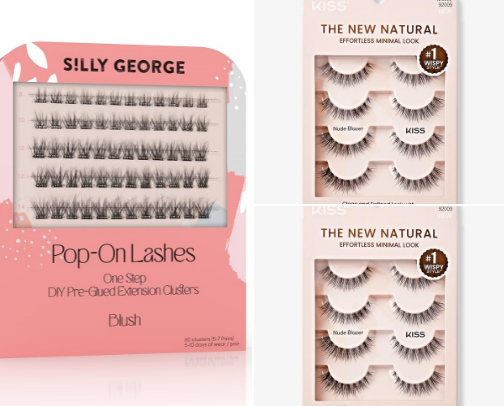 Lashes and more lashes. To glue-less lashes and the best glue to use. We can’t walk out without looking fantastic. cover photo collage