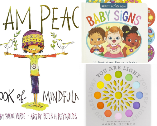 Not Your Average Toddler Book List cover photo collage