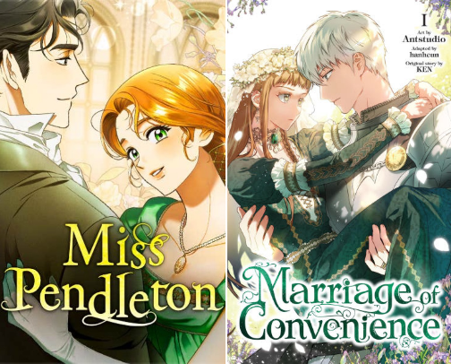 Graphic Novels (Manhwa) That I Love and Your Future Obsession cover photo collage