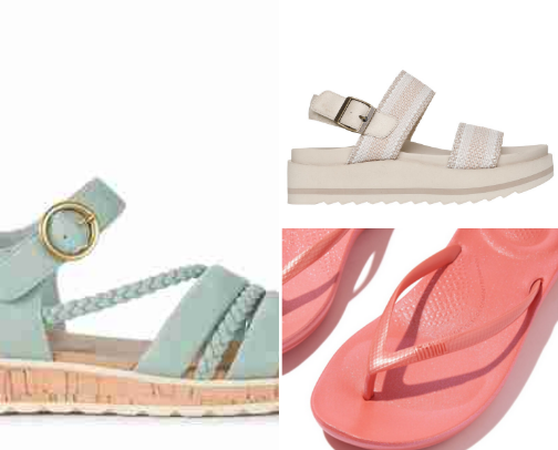 These stylish, comfortable, and supportive sandals are all for under $100 cover photo collage