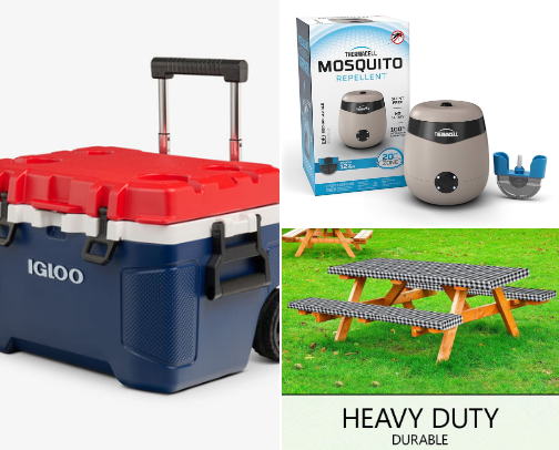 Camping Must Haves cover photo collage