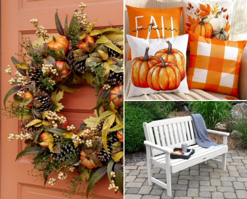 Cozy & Chic Fall Home Decor At Your Doorstep cover photo collage