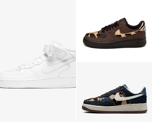 Nike women’s shoes cover photo collage