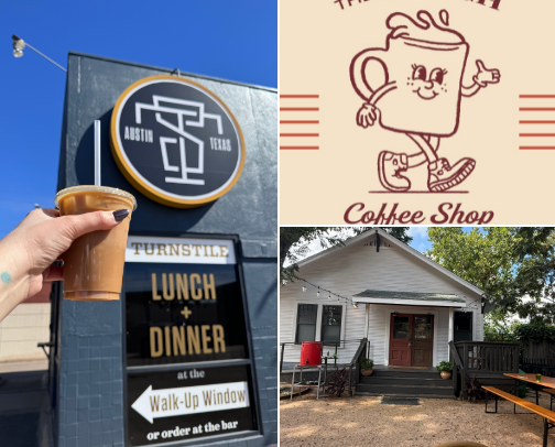 Where to Get Coffee in Austin cover photo collage