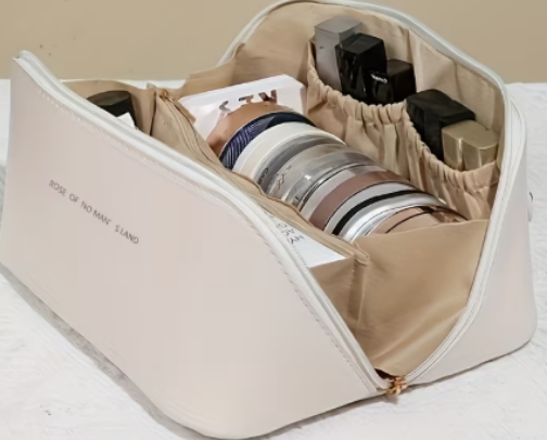 What you will find in my make-up bag cover photo collage