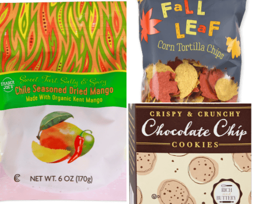 Trader Joe's Snackies Faves cover photo collage