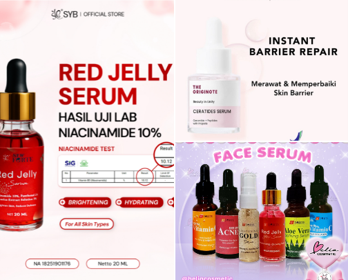 Facial serum that I like cover photo collage