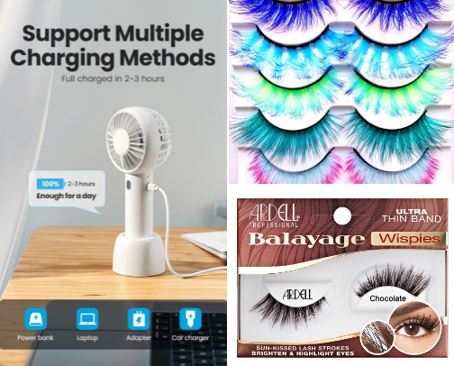 Eyelashes and More cover photo collage