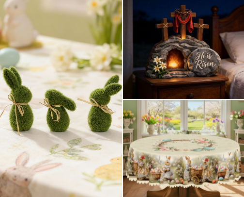 Egg-cellent Wow easter products cover photo collage