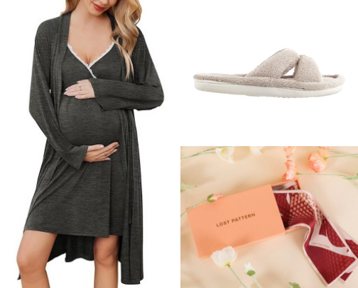 Postpartum hospital bag essential cover photo collage