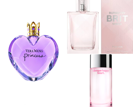Fave perfumes & body sprays cover photo collage