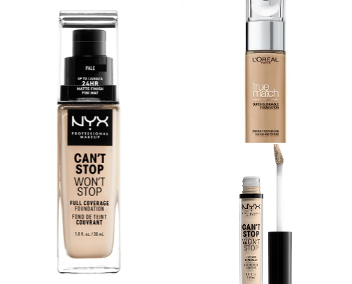 AFFORDABLE MAKEUP cover photo collage