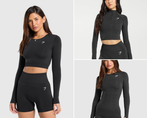 GYM WEAR ( GYMSHARK ) cover photo collage