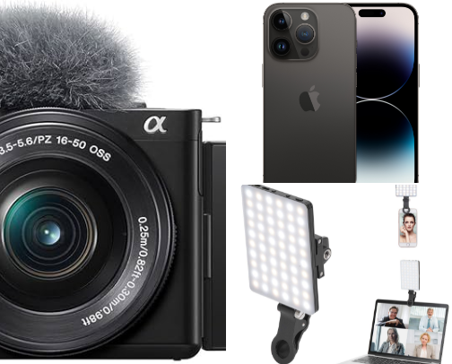 Content Creator Must Haves! cover photo collage