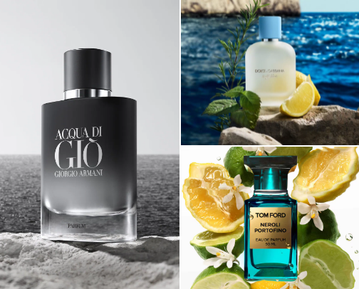 🏖️summer fragrances for men which smell divine 🏝️ cover photo collage
