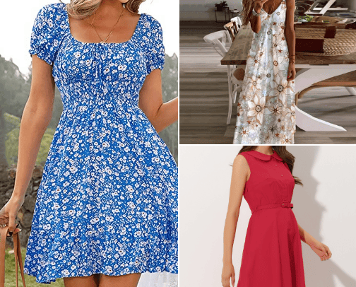 Dresses to look pretty this summer☀️ cover photo collage