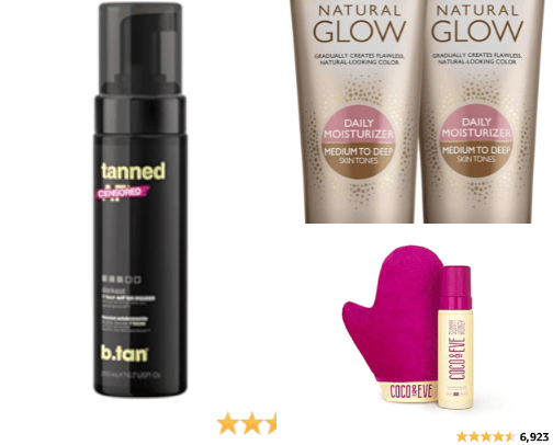 Sunless Tan Faves ☀️ cover photo collage