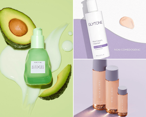 Skincare Products for Combination Skin cover photo collage