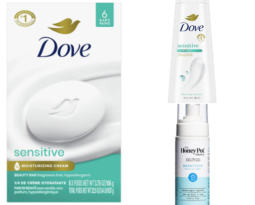 Body Care for Sensitive Skin Girlies who May Have Eczema Affordable Drugstore Brands! cover photo collage