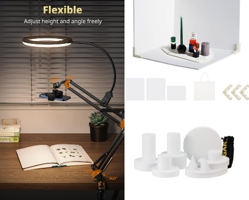 I landed my first paid contract with these 5 products for content creation. cover photo collage