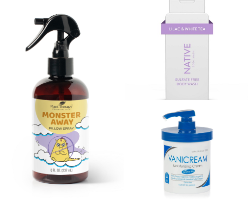 Night time essentials cover photo collage