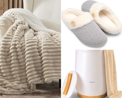 Soft, Cozy Home Finds for a Calm + Organized Life 🕯️🤍 cover photo collage