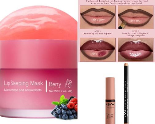 Baddies on a Budget Lip Care 👄💋 cover photo collage