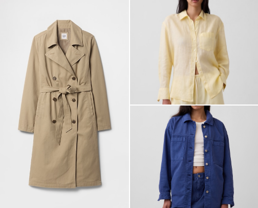 Gap/Old Navy May picks cover photo collage