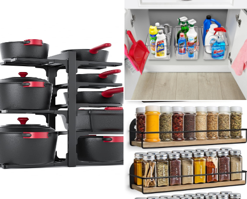 Home organizer faves cover photo collage