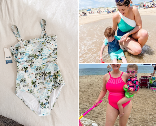 Modest Mom-Style Swimsuits cover photo collage