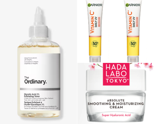 skin care cover photo collage