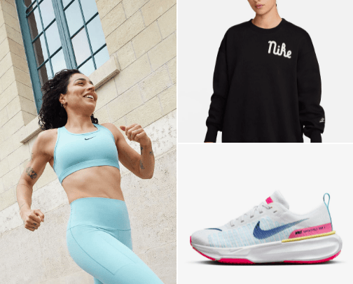 Nike for girl 🎀 cover photo collage