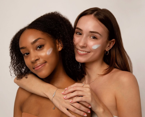 Skincare cover photo collage