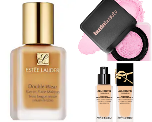 Oily/combination skin makeup essentials cover photo collage