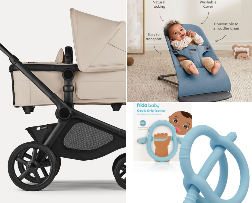 Our favorites for baby as a first time Mom cover photo collage