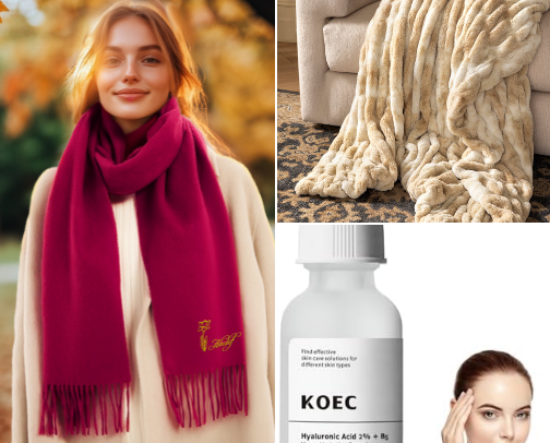 Winter comfort and self care cover photo collage