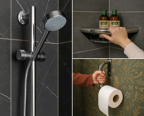 Home products that care cover photo collage
