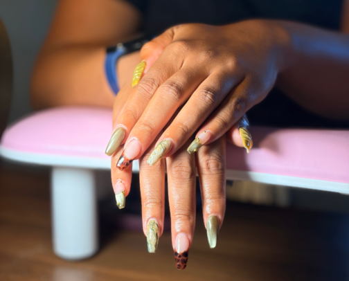 NAILS AT HOME 💅🏽 cover photo collage