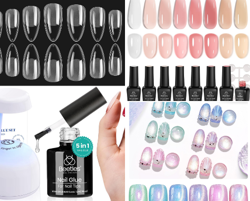 NAILS AT HOME 💅🏽 cover photo collage