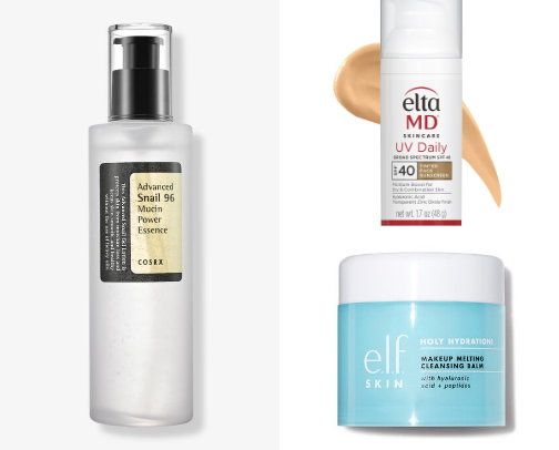 skincare favs cover photo collage