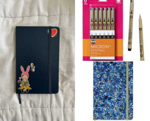 art supply and stationary recommendationsᝰ.ᐟ cover photo collage