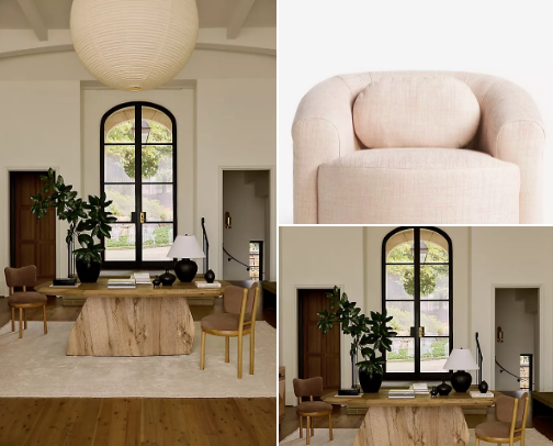 Home furniture finds for ladies with a Keen eye. cover photo collage