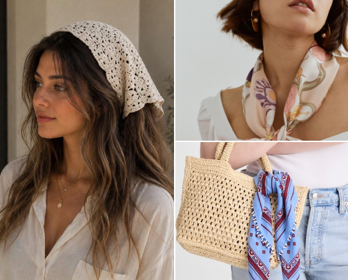 ​🤠 The Ultimate Bandana Style Guide: 20 Fresh Ways to Wear the Trend This Season cover photo collage