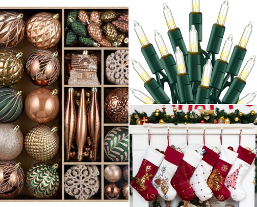Christmas Decor Favourites: Festive Touches for a Cosy Home cover photo collage