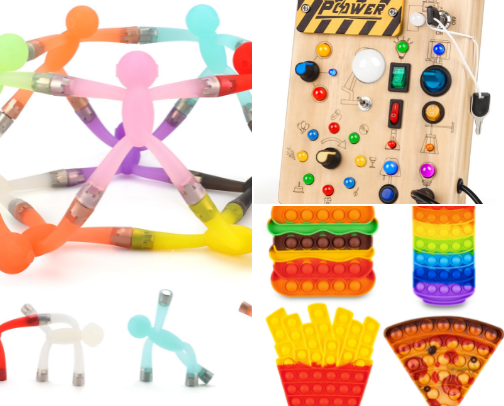 Busy bag for toddlers cover photo collage