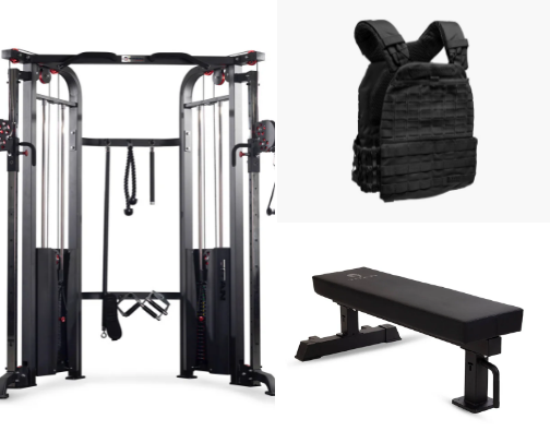 Fitness Equipment, Clothing & Accessories cover photo collage