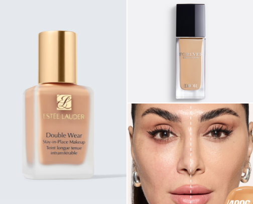 Foundation💥 “Explore the best foundations that cater to every skin type and tone, delivering flawless coverage and a natural finish. From lightweight formulas for everyday wear to full-coverage options for special occasions, these top-rated foundations combine skincare benefits with long-lasting performance. Perfect for creating a smooth, radiant base, they are the ultimate essentials for your makeup routine.” cover photo collage